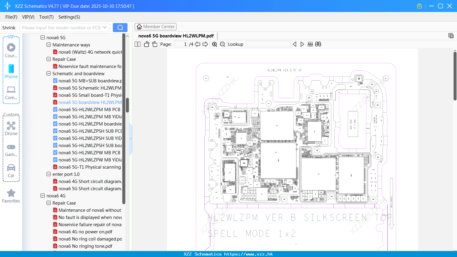 Huawei Nova6 5G Boardview HL2WLPM